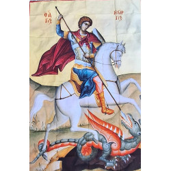 Tapiserie „Svatý Jiří zabíjí draka“