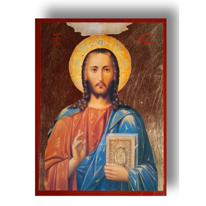 Ikona Žehnající Kristus latinský