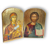 Diptych Panny Marie s Ježíškem a Krista Pantokratora