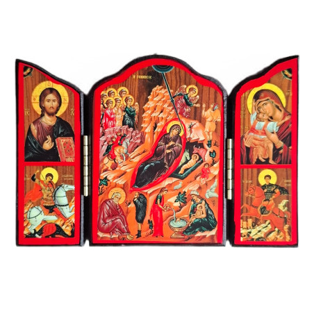 Triptych – Ikona Narození Páně