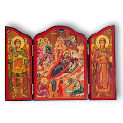 Triptych „Narození Páně“ – Řecká ortodoxní ikona