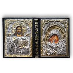 Kristus Pantokrator a Bohorodice – zářivý diptych z Řecka