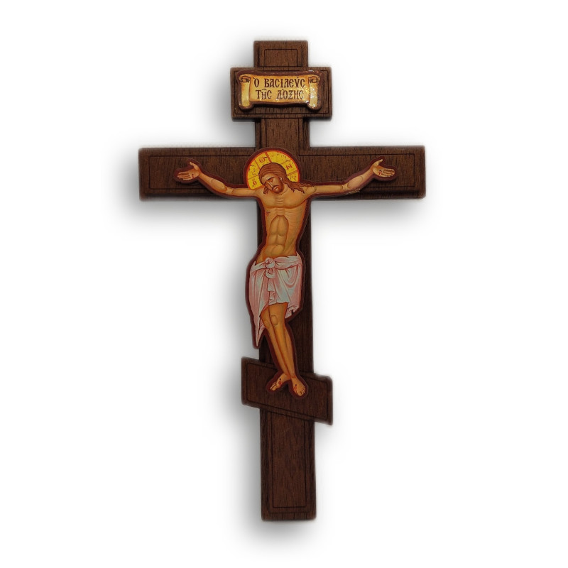Ortodoxní Dřevěný Nástěnný Kříž: Vyjádření Víry a Umění