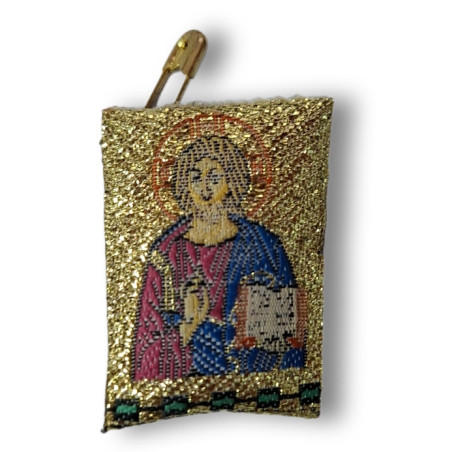 Ochranný přívěsek Filakto z ostrova Tinos – ikona Krista a Panny Marie, ruční práce