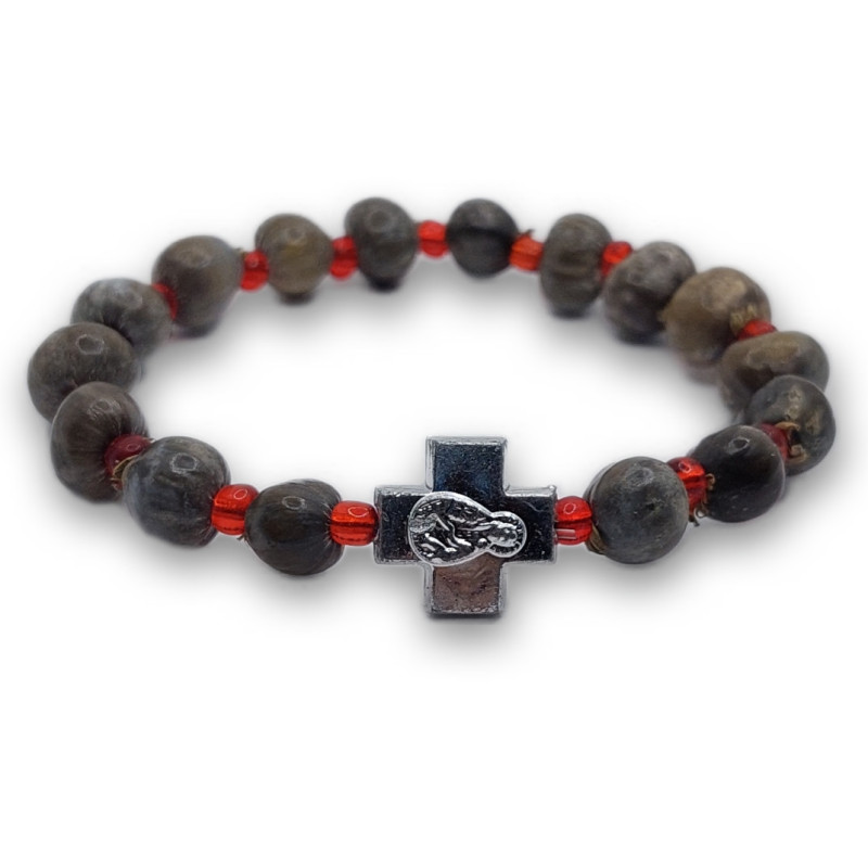 Náramek Slzy Panny Marie s ikonickým křížkem