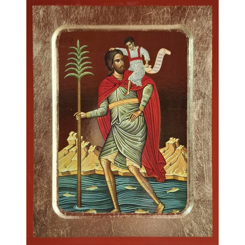 Ikona svatého Kryštofa – Nositele Krista