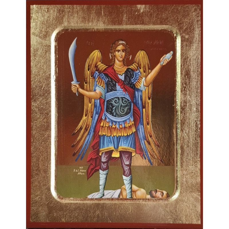 Ikona Archanděla Michaela – Průvodce duší (Psychopompos)