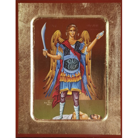 Ikona Archanděla Michaela – Průvodce duší (Psychopompos)