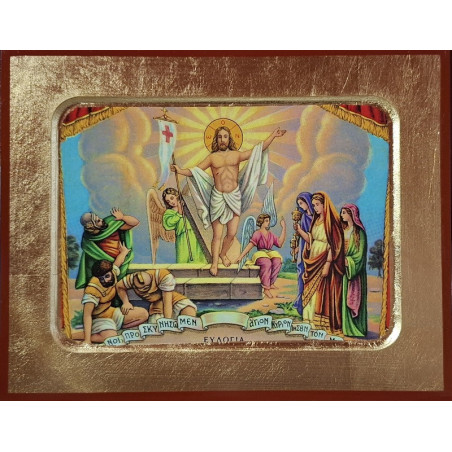 Ikona Vzkříšení Krista (Η Ανάστασις)