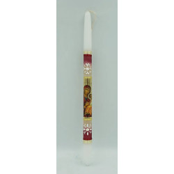 Ortodoxní vosková svíce 'Panna Marie Bolestná'