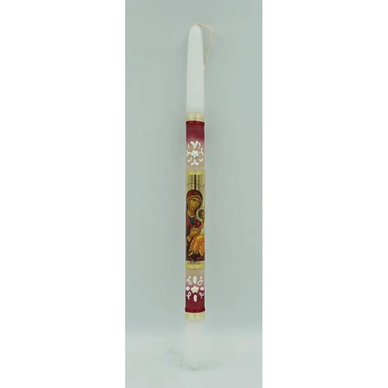 Ortodoxní vosková svíce 'Panna Marie Bolestná'