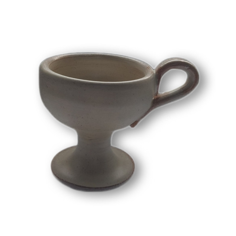 Keramická Kadidelnice s Ouškem – Bílá, Autentický Řecký Design