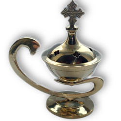 Byzantská Zlatá Kadidelnice: Antický Lesk pro Váš Domov