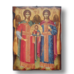Řecká ikona Archanděl Michael a Gabriel II