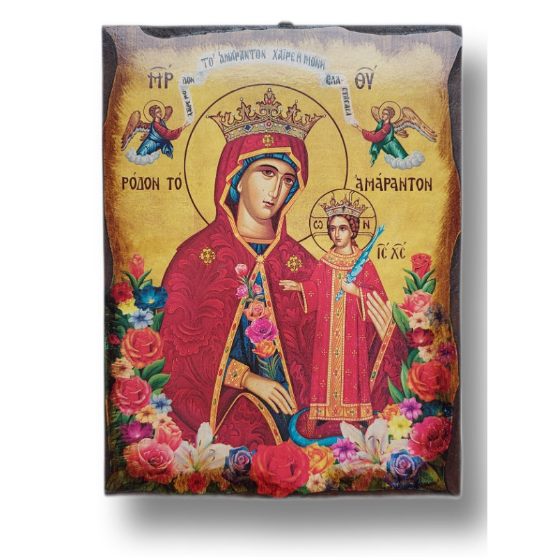 Ikona Růže Vedoucí k Nesmrtelnosti - Rodon to Amaranton