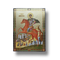 Ikona Svatý Demetrios v ruském stylu