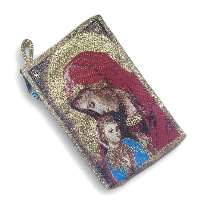 Peněženka s ikonou Panny Marie a Krista