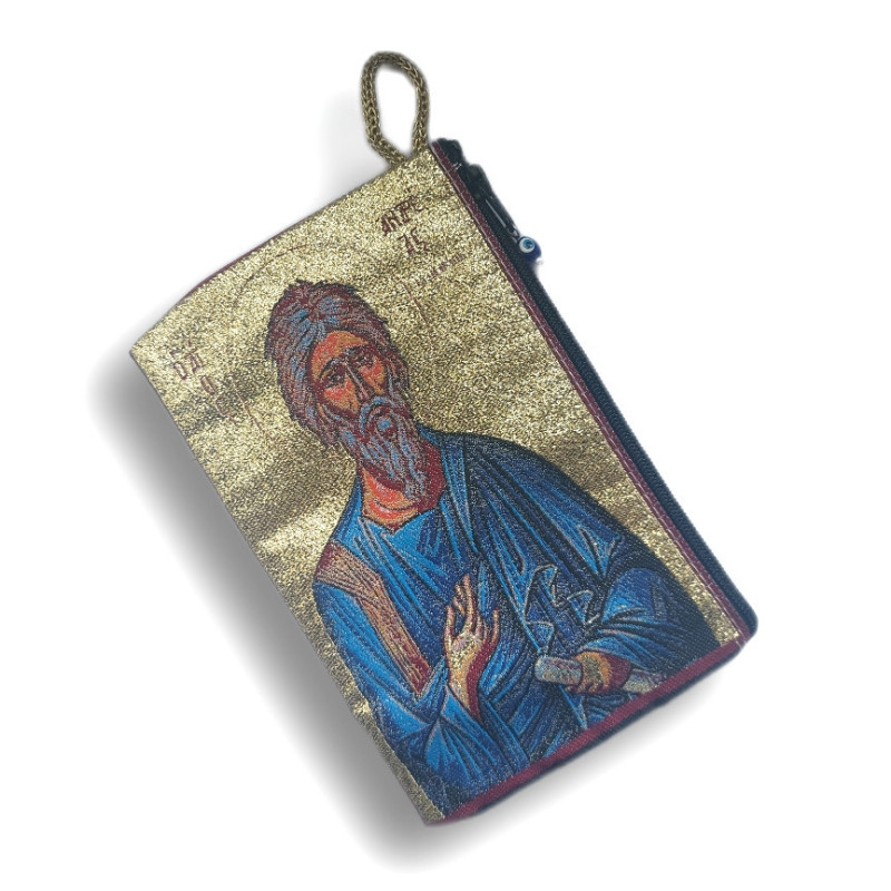 Peněženka s byzantskou ikonou - "Sv. Jan Křtitel"