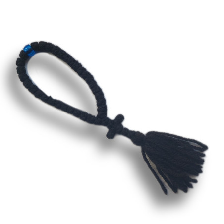 Čotky s 33 Uzly a Modrým Korálkem, 17 cm