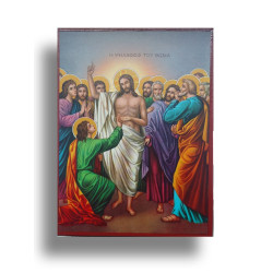 Nevěřící sv. Tomáš a Kristovy rány – Ikona