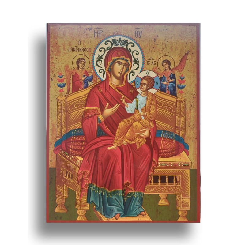 Ikona Panny Marie Pantanassa – Vznešenost a Královská Důstojnost