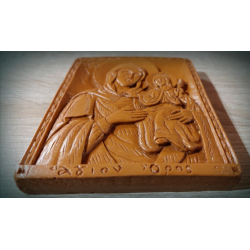 Vosková Ikona Sv. Anny s Pannou Marií - Duchovní Dědictví z Řecka