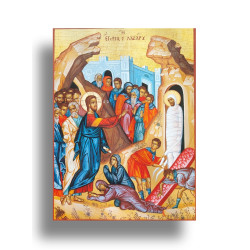 Ikona Vzkříšení Lazara Kristem