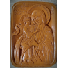 Vosková Ikona Panny Marie s Kristem - Symbol Matky a Syna z Řecka