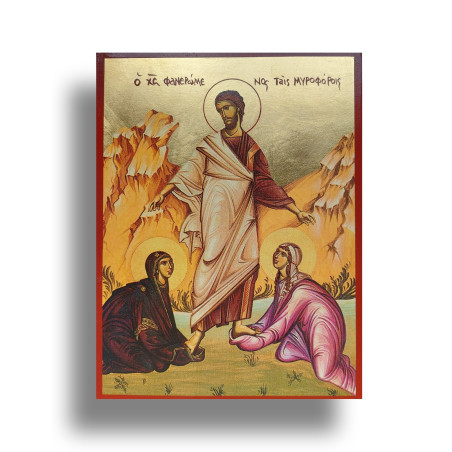 Ikona setkání žen se vzkříšeným Kristem