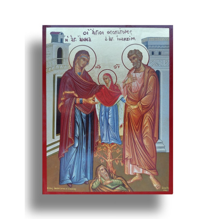 Ikona Panny Marie s rodiči