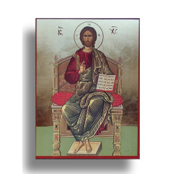 Ikona Krista Vševládce na trůně