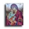 Dřevěná ikona Panna Maria Glykofilousa