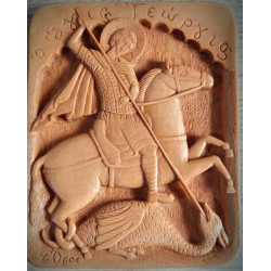 Vosková Ikona Sv. Jiří - Ochránce